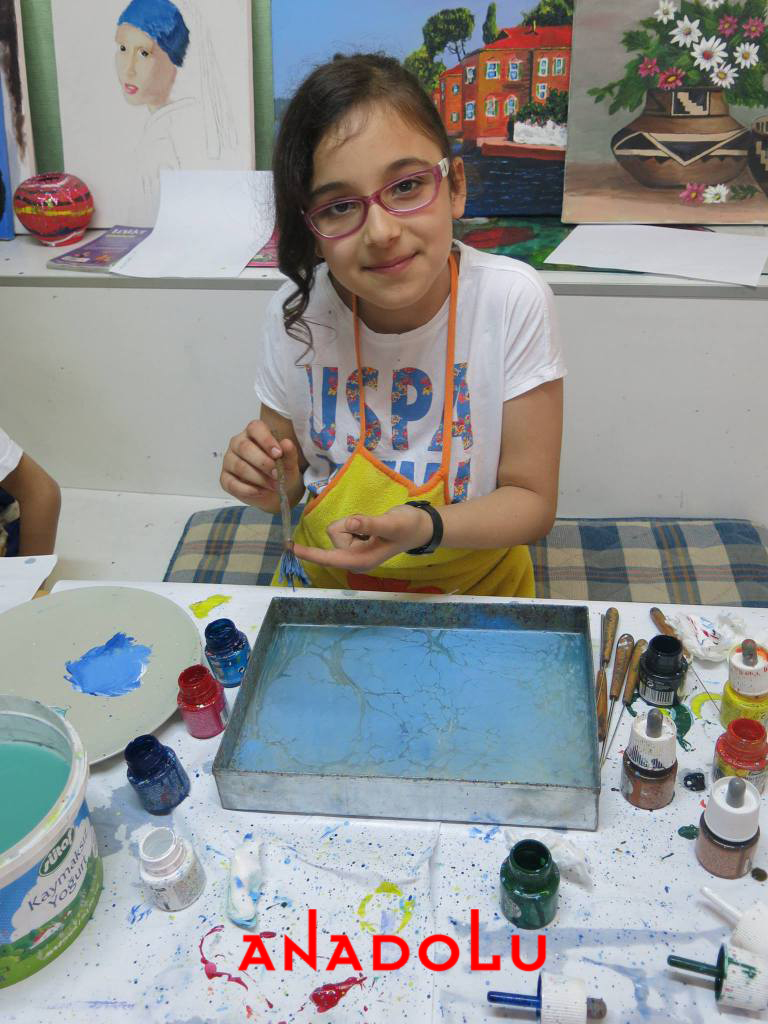 Çocuklar İçin Özel Ebru Kursları