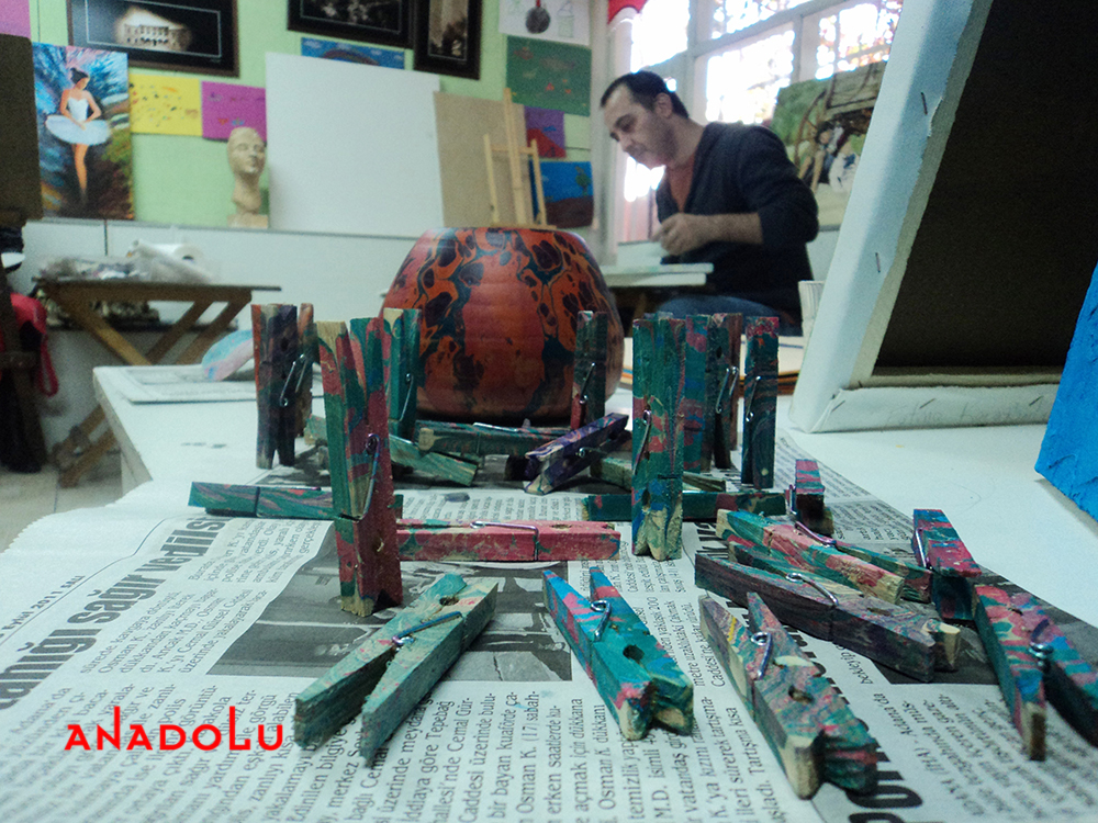 Özel Eşyalarınız Üzerine Ebru Basımı Yapmaktayız