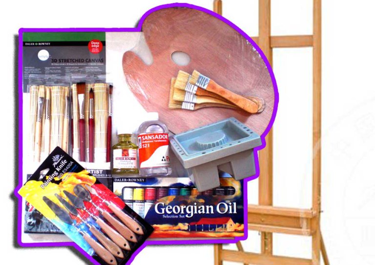 Resim Malzemesini Kursta Vermekteyiz